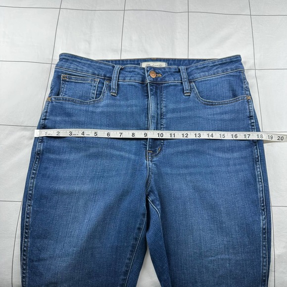 Madewell Jeans Womens 30 Petite Blue Curvy Roadtripper Skinny Stretch Denim - Picture 7 of 11